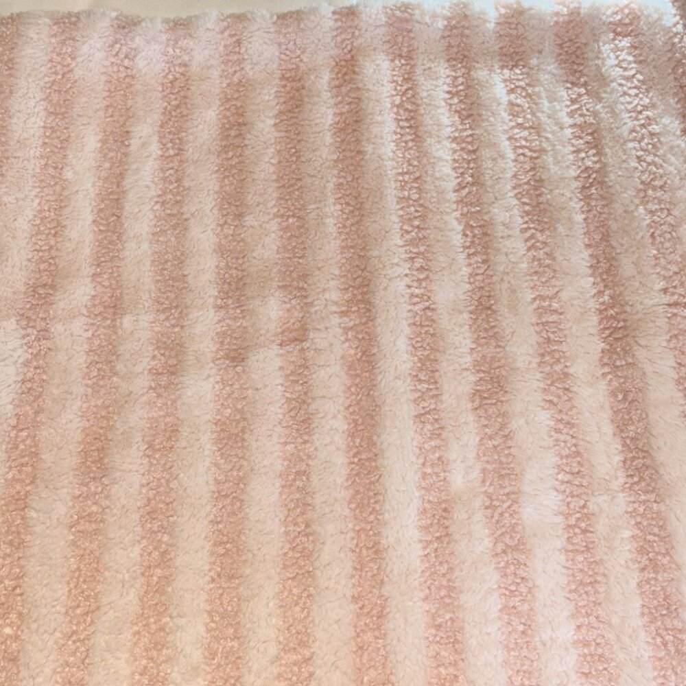 Throw Pillows Very Soft Pink Striped 18.5X17 in New